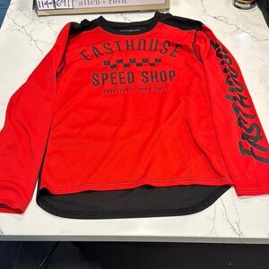 Fasthouse Red and Black Long Sleeve Shirt